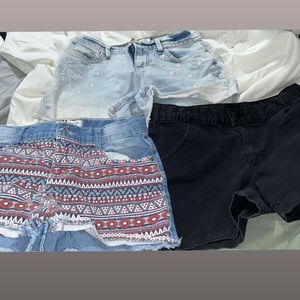 3 Pair Bundle Size 14 Shorts